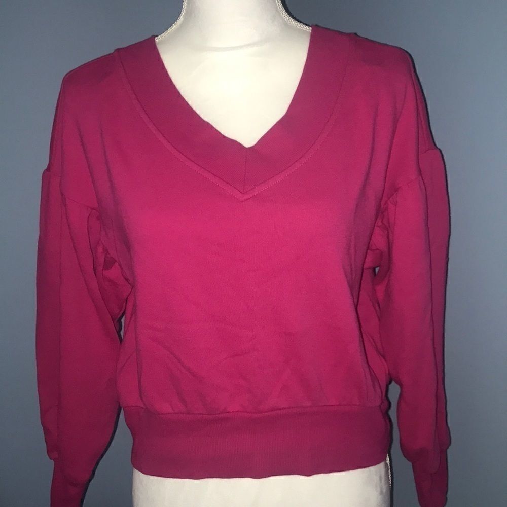 Fuchsia Sweatshirt!!  - Picture 5 of 5
